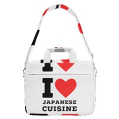 I Love Japanese Cuisine Macbook Pro 16  Shoulder Laptop Bag by ilovewhateva