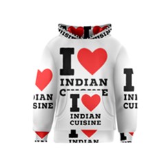 I Love Indian Cuisine Kids  Pullover Hoodie by ilovewhateva