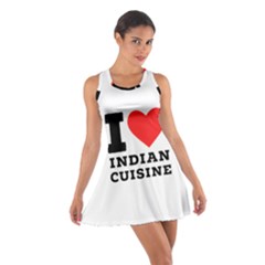 I Love Indian Cuisine Cotton Racerback Dress by ilovewhateva