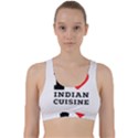 I love Indian cuisine Back Weave Sports Bra View1