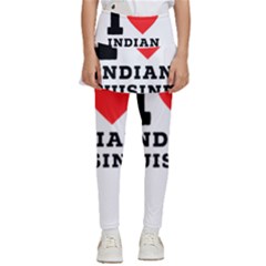 I Love Indian Cuisine Kids  Skirted Pants by ilovewhateva