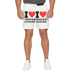 I Love Indian Cuisine Men s Runner Shorts by ilovewhateva