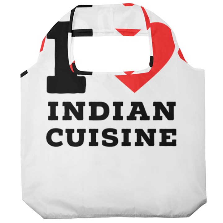 I love Indian cuisine Foldable Grocery Recycle Bag