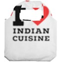 I love Indian cuisine Foldable Grocery Recycle Bag View2