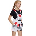 I love Chinese cuisine Kids  Short Overalls View3