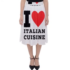 I Love Italian Cuisine Classic Midi Skirt by ilovewhateva