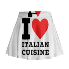 I Love Italian Cuisine Mini Flare Skirt by ilovewhateva