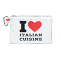 I love Italian cuisine Canvas Cosmetic Bag (Medium) View1