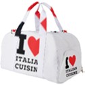 I love Italian cuisine Burner Gym Duffel Bag View1