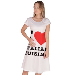 I Love Italian Cuisine Classic Short Sleeve Dress by ilovewhateva