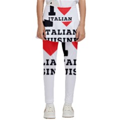 I Love Italian Cuisine Kids  Skirted Pants by ilovewhateva