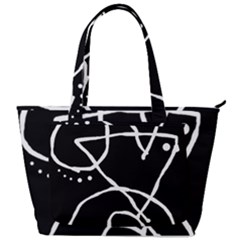 Mazipoodles In The Frame - Black White Back Pocket Shoulder Bag 