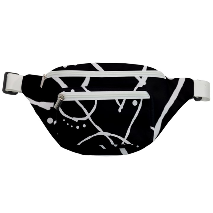 Mazipoodles In The Frame - Black White Fanny Pack