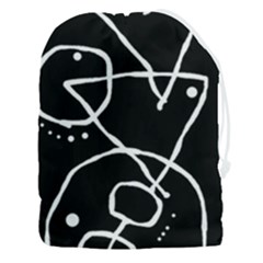 Mazipoodles In The Frame - Black White Drawstring Pouch (3xl)