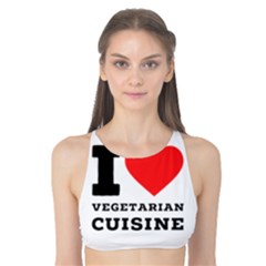 I Love Vegetarian Cuisine  Tank Bikini Top by ilovewhateva