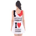 I love vegetarian cuisine  Scoop Neck Skater Dress View2