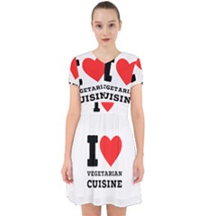 I Love Vegetarian Cuisine  Adorable In Chiffon Dress by ilovewhateva