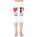 I love vegetarian cuisine  Kids  Capri Leggings  View1