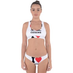 I Love Vegetarian Cuisine  Cross Back Hipster Bikini Set by ilovewhateva