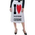 I love vegetarian cuisine  Classic Velour Midi Skirt  View1