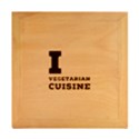 I love vegetarian cuisine  Wood Photo Frame Cube View2