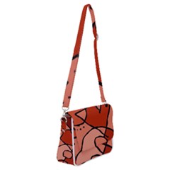 Mazipoodles In The Frame - Reds Shoulder Bag With Back Zipper by Mazipoodles