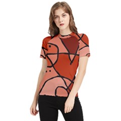 Mazipoodles In The Frame - Reds Women s Short Sleeve Rash Guard by Mazipoodles