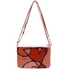 Mazipoodles In The Frame - Reds Double Gusset Crossbody Bag by Mazipoodles