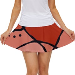 Mazipoodles In The Frame - Reds Women s Skort by Mazipoodles