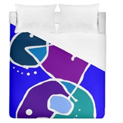 Mazipoodles In The Frame - Balanced Meal 2 Duvet Cover (queen Size) by Mazipoodles