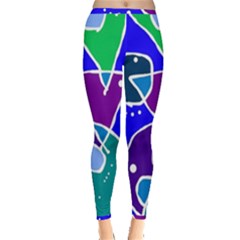 Mazipoodles In The Frame - Balanced Meal 2 Inside Out Leggings by Mazipoodles