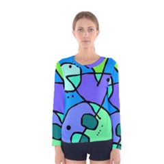 Mazipoodles In The Frame - Balanced Meal 5 Women s Long Sleeve Tee