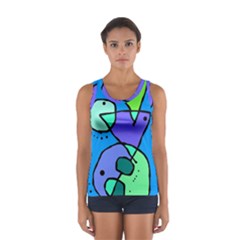 Mazipoodles In The Frame - Balanced Meal 5 Sport Tank Top 