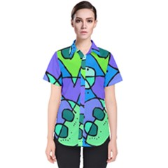 Mazipoodles In The Frame - Balanced Meal 5 Women s Short Sleeve Shirt