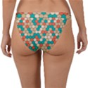 Multicolored Honeycomb Colorful Abstract Geometry Band Bikini Bottoms View2