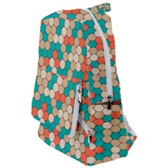 Multicolored Honeycomb Colorful Abstract Geometry Travelers  Backpack by Vaneshop