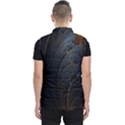 Abstract Dark Shine Structure Fractal Golden Men s Puffer Vest View2