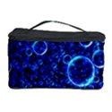 Blue Bubbles Abstract Cosmetic Storage Case View1