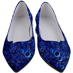 Blue Bubbles Abstract Women s Block Heels  by Vaneshop