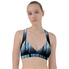 Tree Night Dark Forest Sweetheart Sports Bra by Vaneshop