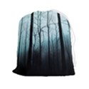 Tree Night Dark Forest Drawstring Pouch (2XL) View1