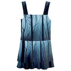 Tree Night Dark Forest Kids  Layered Skirt Swimsuit by Vaneshop