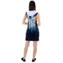 Tree Night Dark Forest Racer Back Hoodie Dress View2