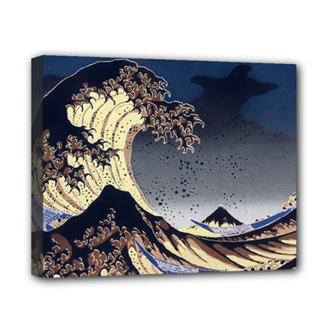 The Great Wave Off Kanagawa Japanese Waves Canvas 10  X 8  (stretched) by Vaneshop