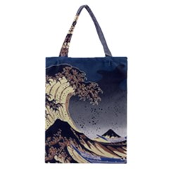 The Great Wave Off Kanagawa Japanese Waves Classic Tote Bag by Vaneshop