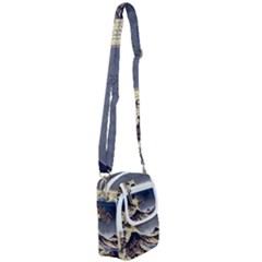 The Great Wave Off Kanagawa Japanese Waves Shoulder Strap Belt Bag by Vaneshop