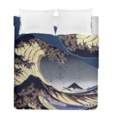 The Great Wave Off Kanagawa Japanese Waves Duvet Cover Double Side (full/ Double Size) by Vaneshop