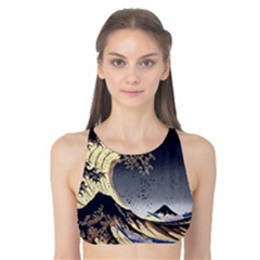 The Great Wave Off Kanagawa Japanese Waves Tank Bikini Top by Vaneshop