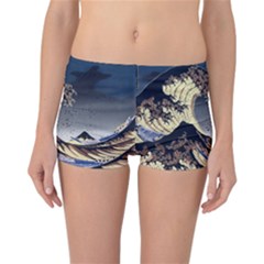 The Great Wave Off Kanagawa Japanese Waves Reversible Boyleg Bikini Bottoms by Vaneshop