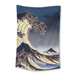 The Great Wave Off Kanagawa Japanese Waves Small Tapestry by Vaneshop